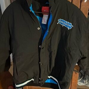 Size kids larger Carolina panthers nfl jacket